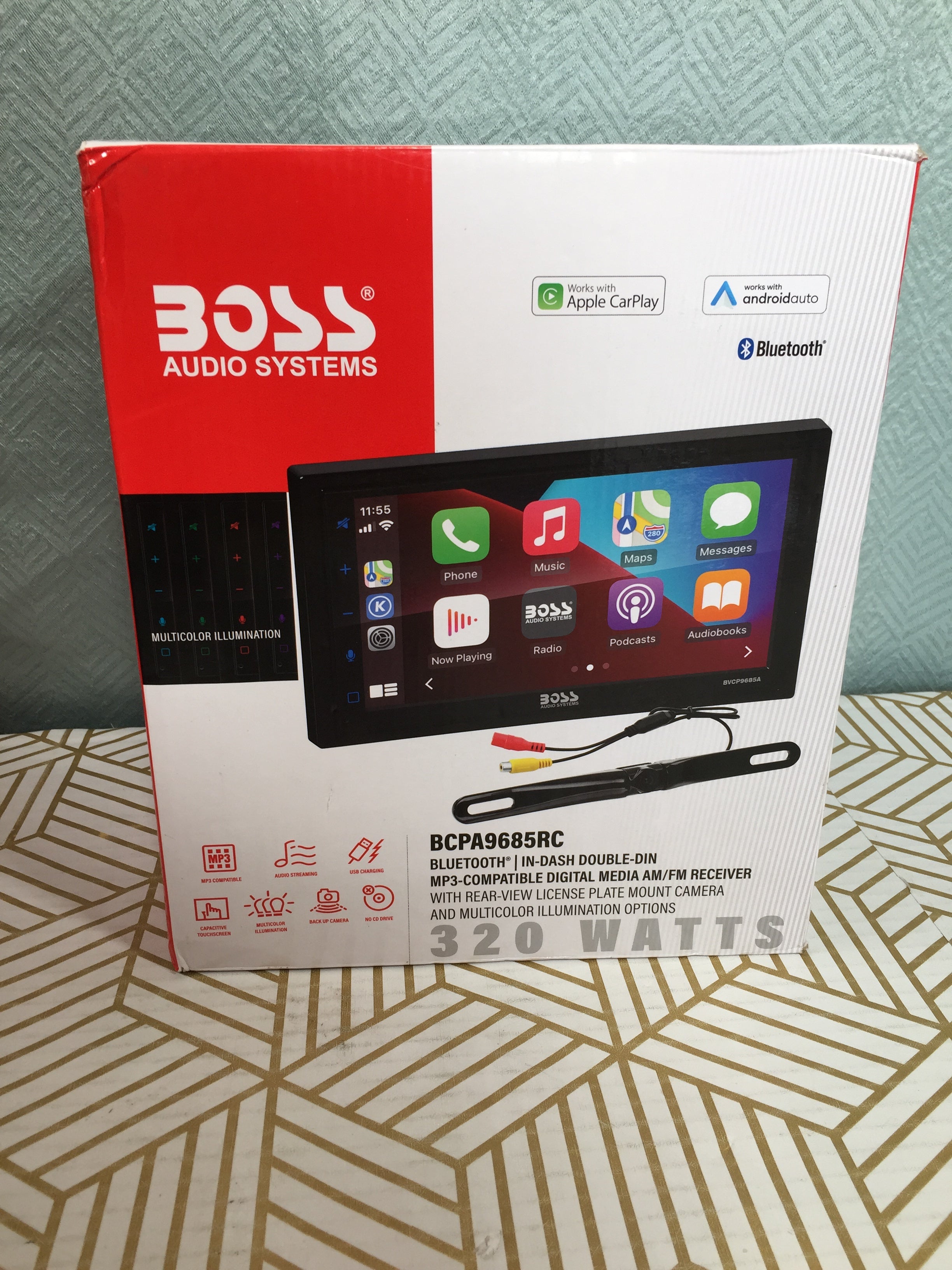 BOSS Audio Systems BCPA9685RC Car Multimedia Player with Rearview Camera (7851433459950)